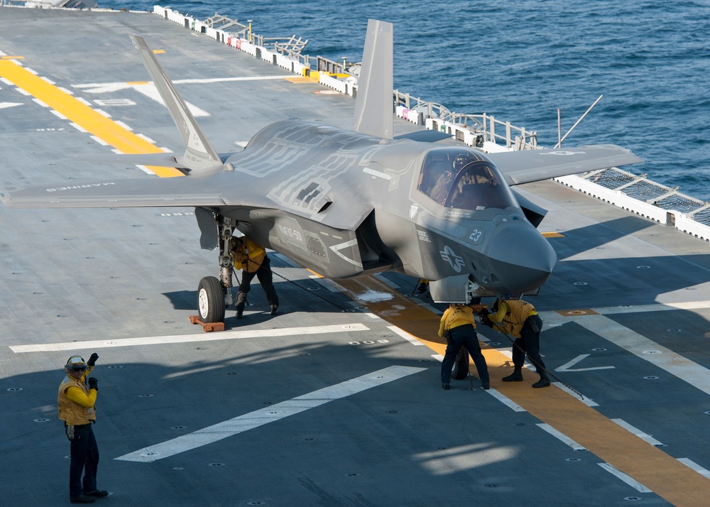 July 2017 JSF F35B USS Wasp LHD 1