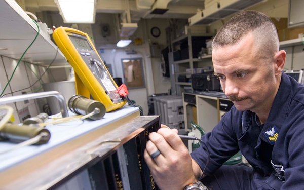 USS America AIMD Sailor works