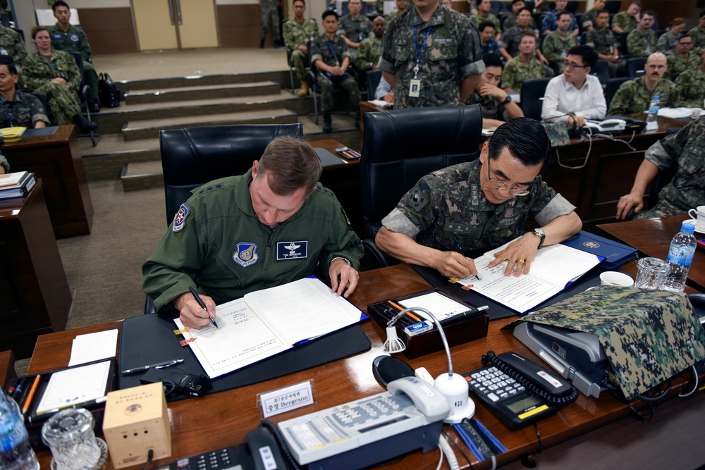 7th Air Force Visit and MOU Signing