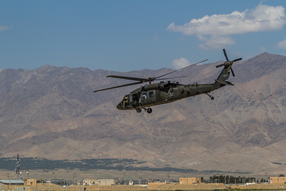 Black Hawk over Bagram