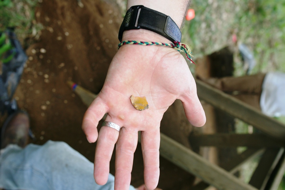 2014 phase II archaeology dig at Fort McCoy