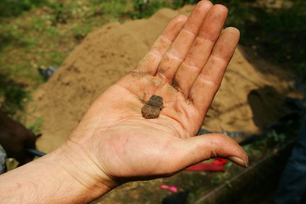 2014 phase II archaeology dig at Fort McCoy