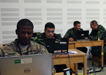 International Help Desk assists Saber Guardian 17 computer, network users