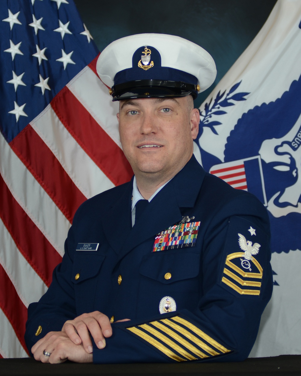 Senior Chief Petty Officer Jason Baker retires