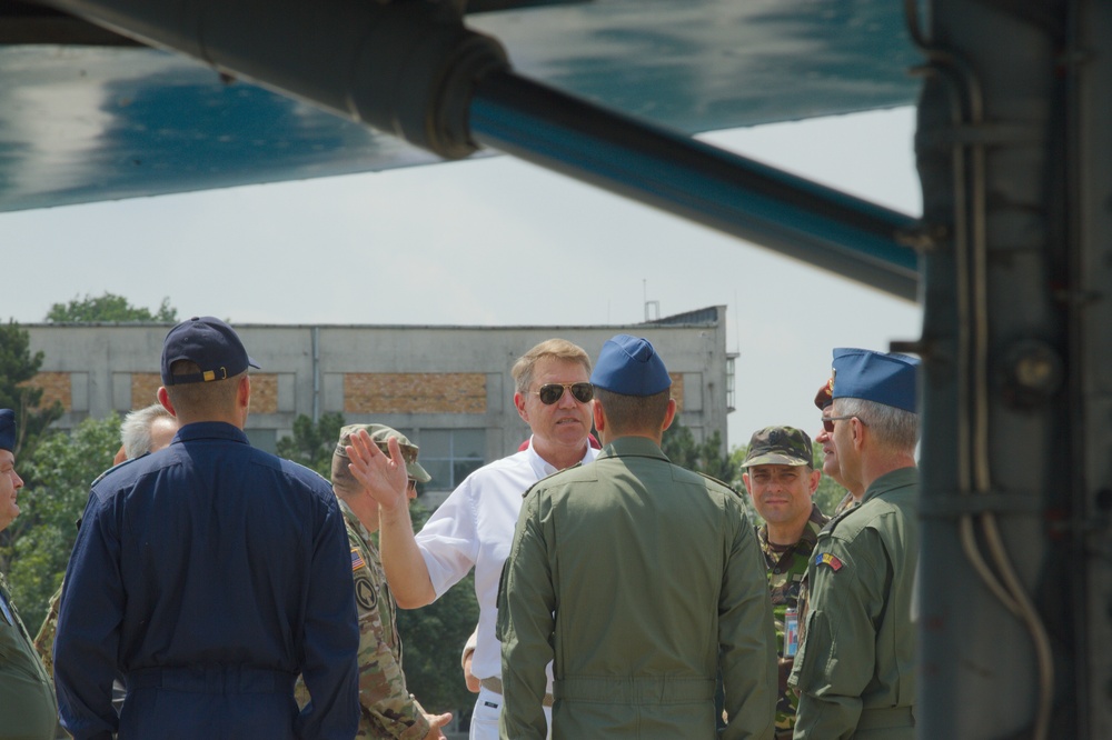 President of Romania visits US, Allied forces