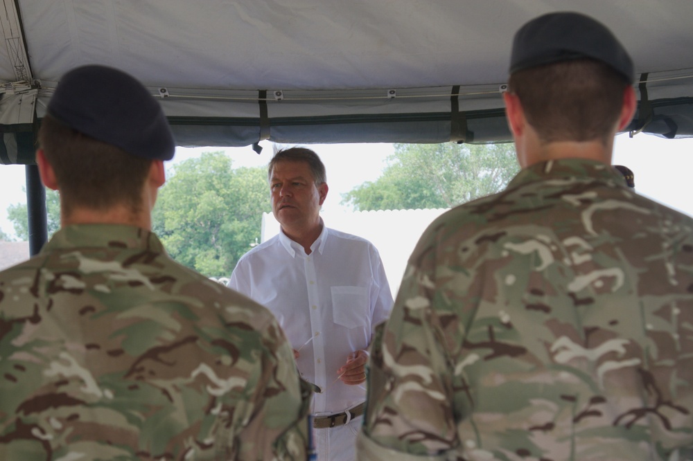 President of Romania visits US, Allied forces