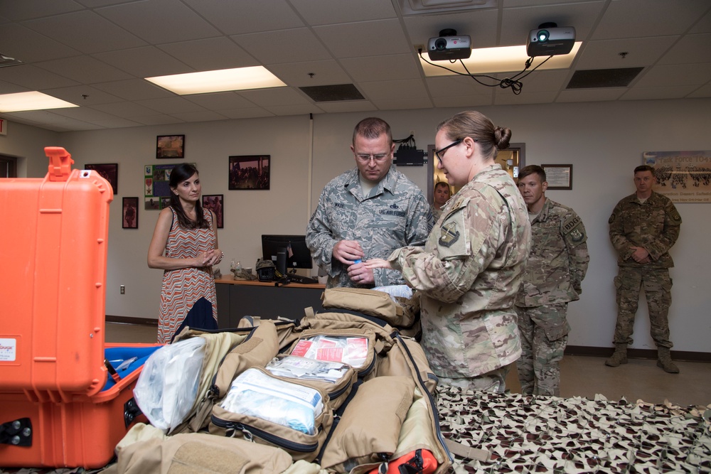 9th Air Force command chief visits wing