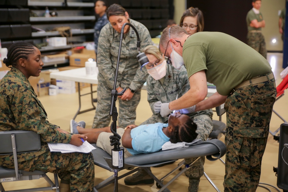 Service Members Provide Various Medical Care to the Residents of Louisiana