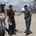 Commanding Officer for the future USS John Finn participates in media day