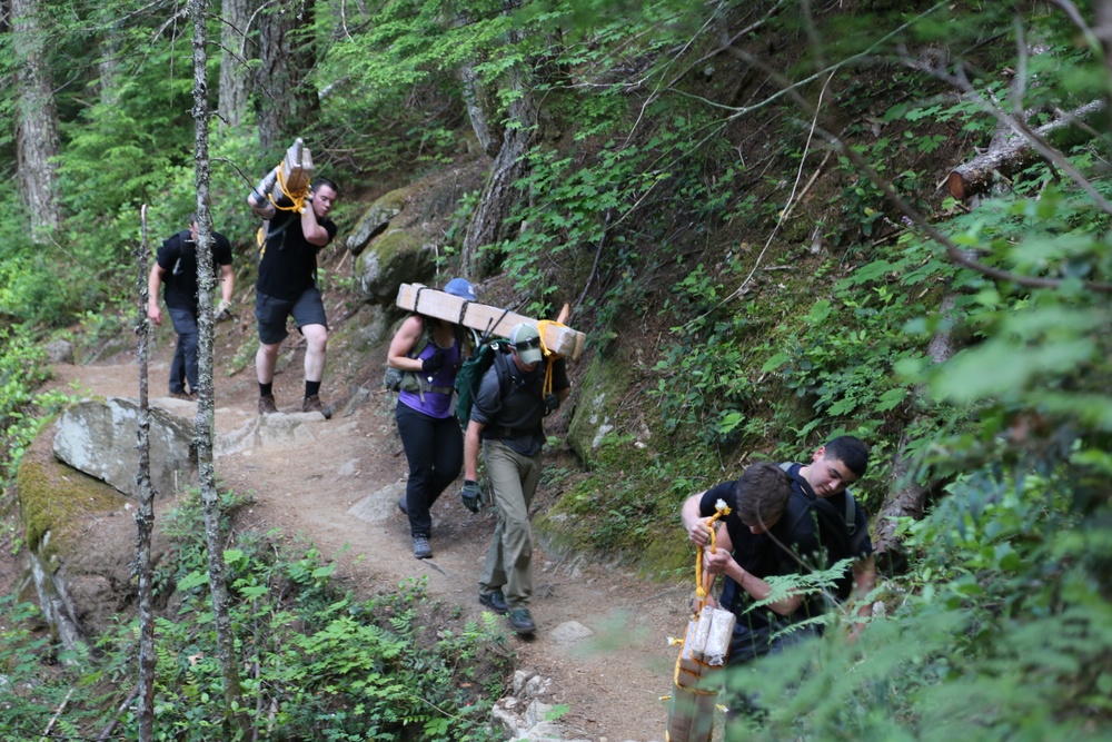 1st Special Forces Group (Airborne) Soldiers Carry the Load for the Forest Service