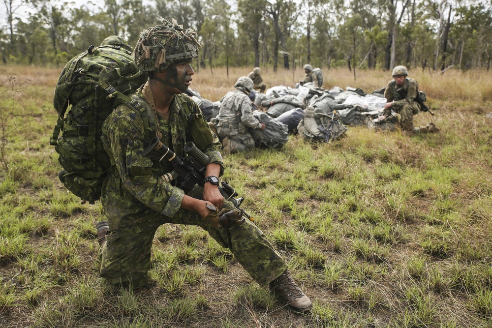 Combined coalition strategic parachute Talisman Saber 17