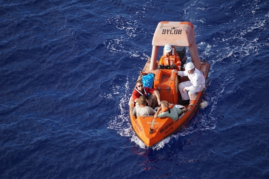 MT Nord Nightingale rescues German sailors