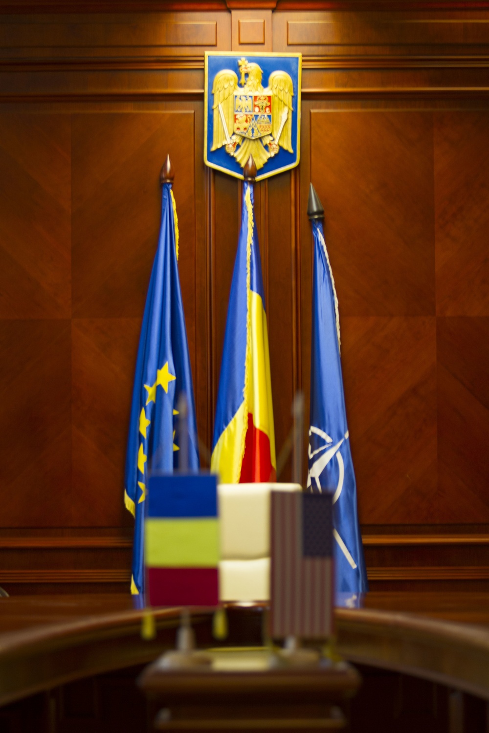 USAR civil affairs soldiers meet with new prefect