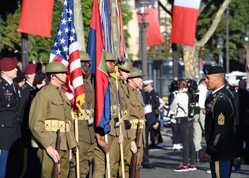 U.S. Forces Honored During Bastille National Day Parade