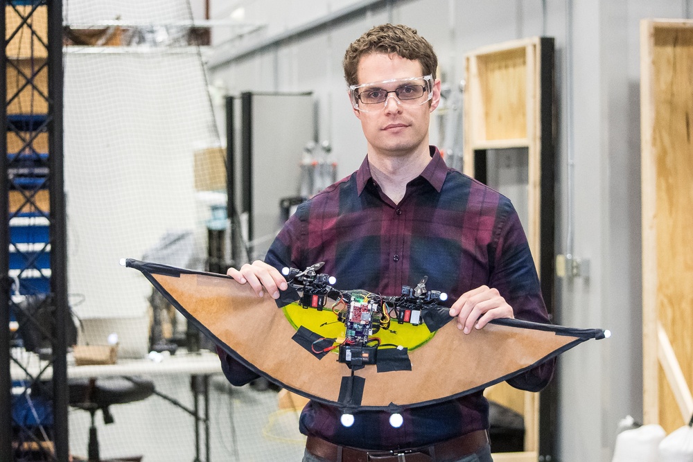 Experimental drone transforms in flight