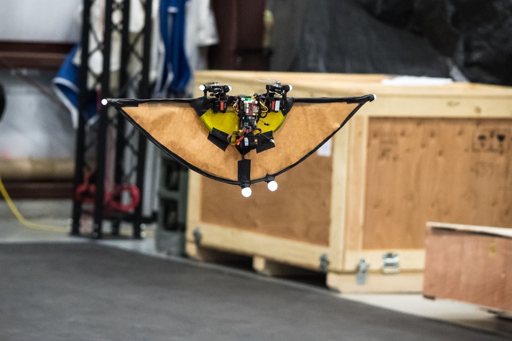 Experimental drone transforms in flight