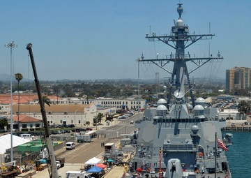 Filming "The Last Ship" at NBSD