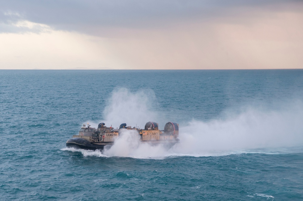 Bonhomme Richard and 31st MEU Ordnance Offload ISO TS17