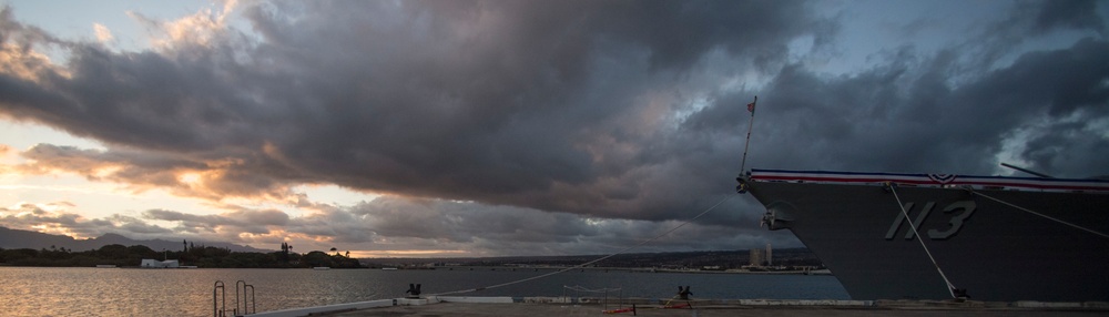 Sun sets on PCU John Finn before Commissioning to USS John Finn