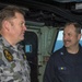 USS Bonhomme Richard Commanding Officer Speaks With Royal Australian Navy Captain Guy Holthouse