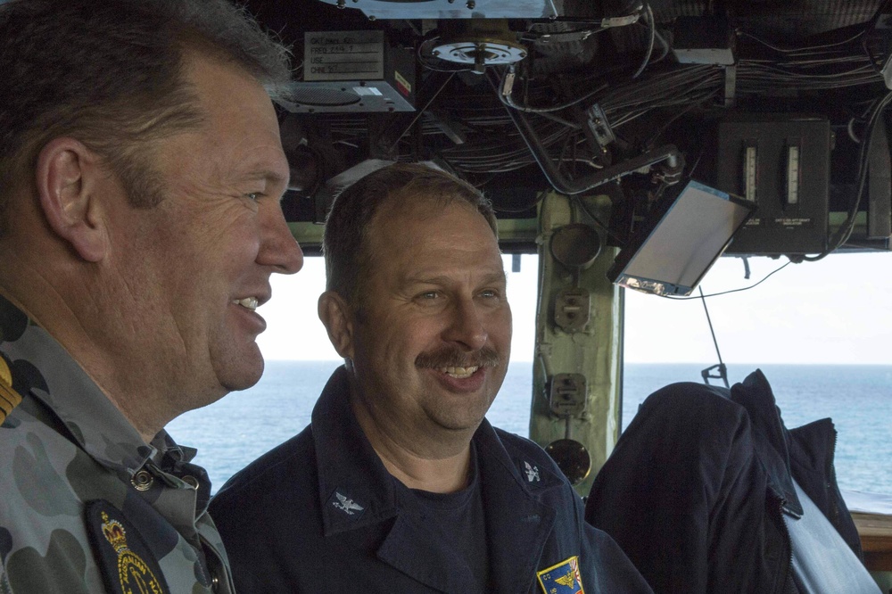 DVIDS - Images - USS Bonhomme Richard Commanding Officer Speaks With ...