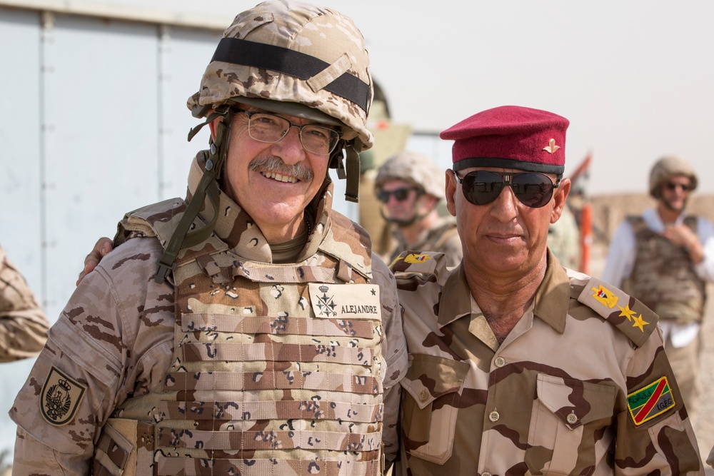 Spanish Lt. Gen. Martinez visits Besmaya Range Complex