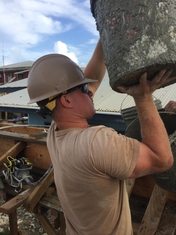 NMCB 1 in Marshall Islands