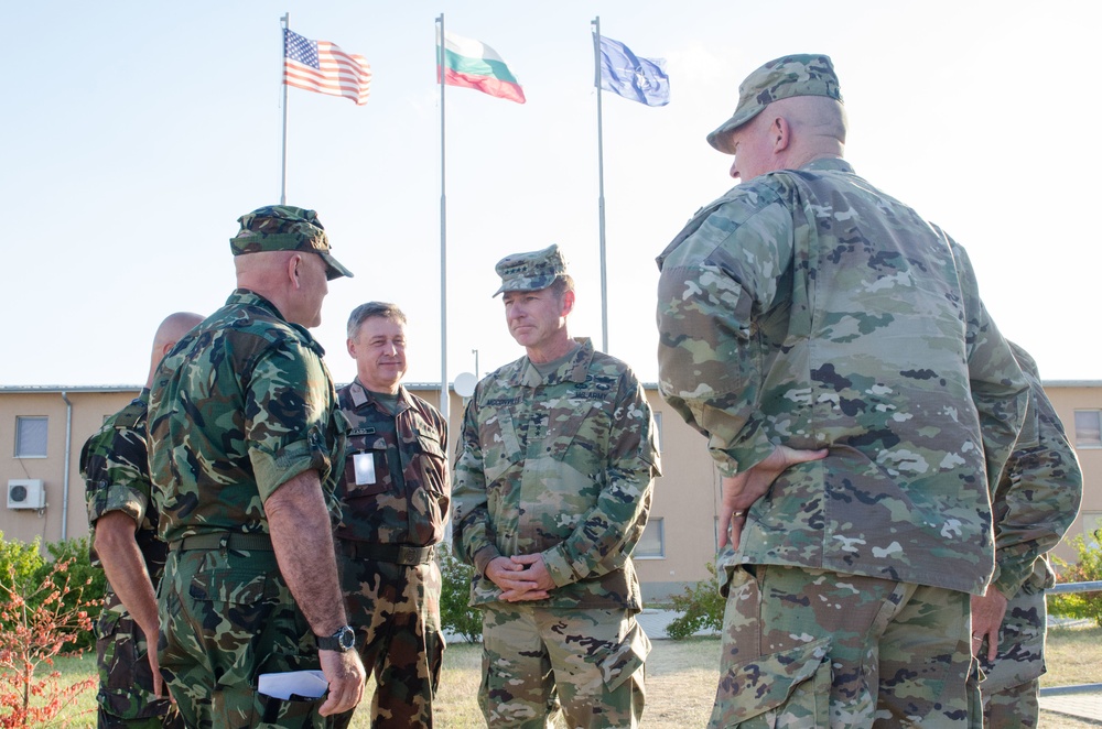 Gen. James C. McConville visits Novo Selo Training Area, Bulgaria