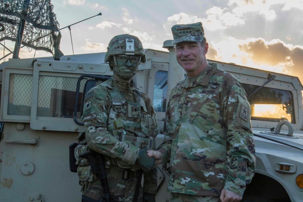 Vice Chief of Staff of the U.S. Army visits 10th CAB during Saber Guardian