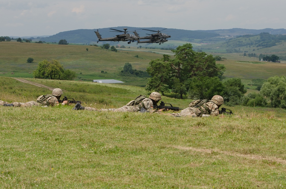 Getica Saber ends with firepower display for distinguished guests