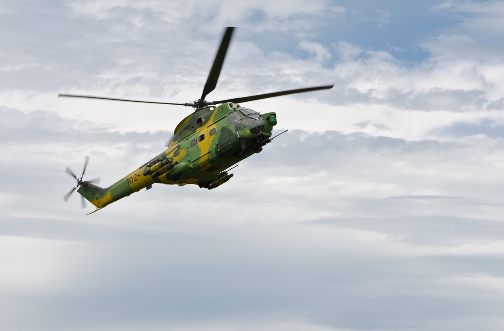 Getica Saber ends with firepower display for distinguished guests