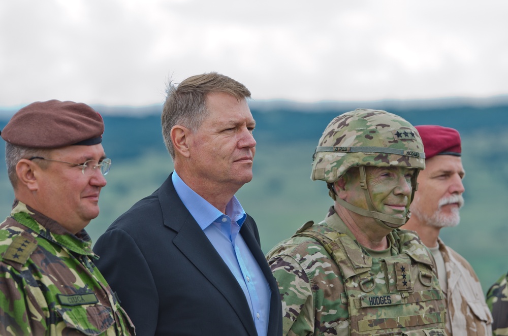 Getica Saber ends with firepower display for distinguished guests