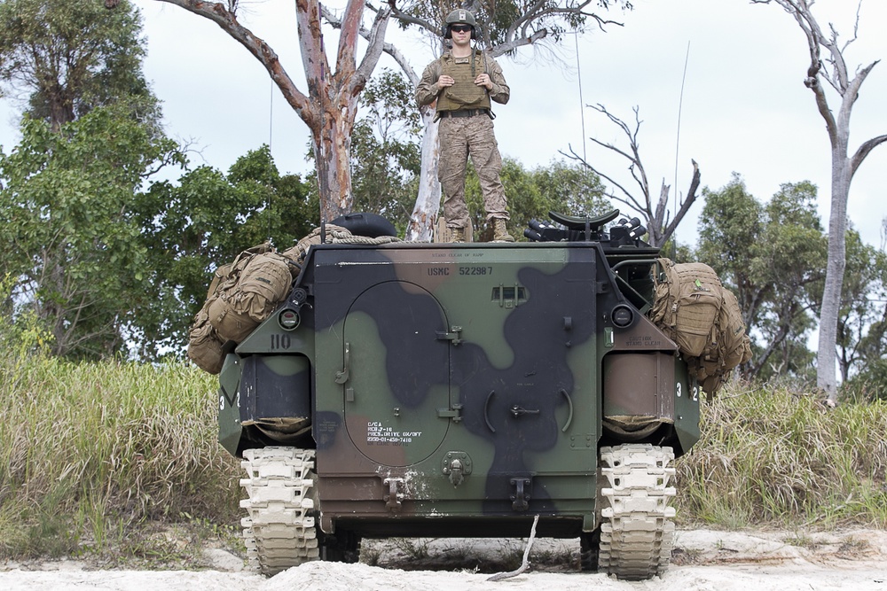 31st MEU Marines land on Townshend Island during Talisman Saber 17