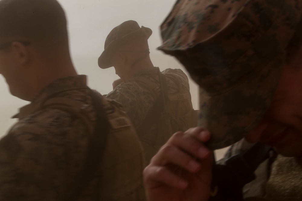 31st MEU Marines land on Townshend Island during Talisman Saber 17