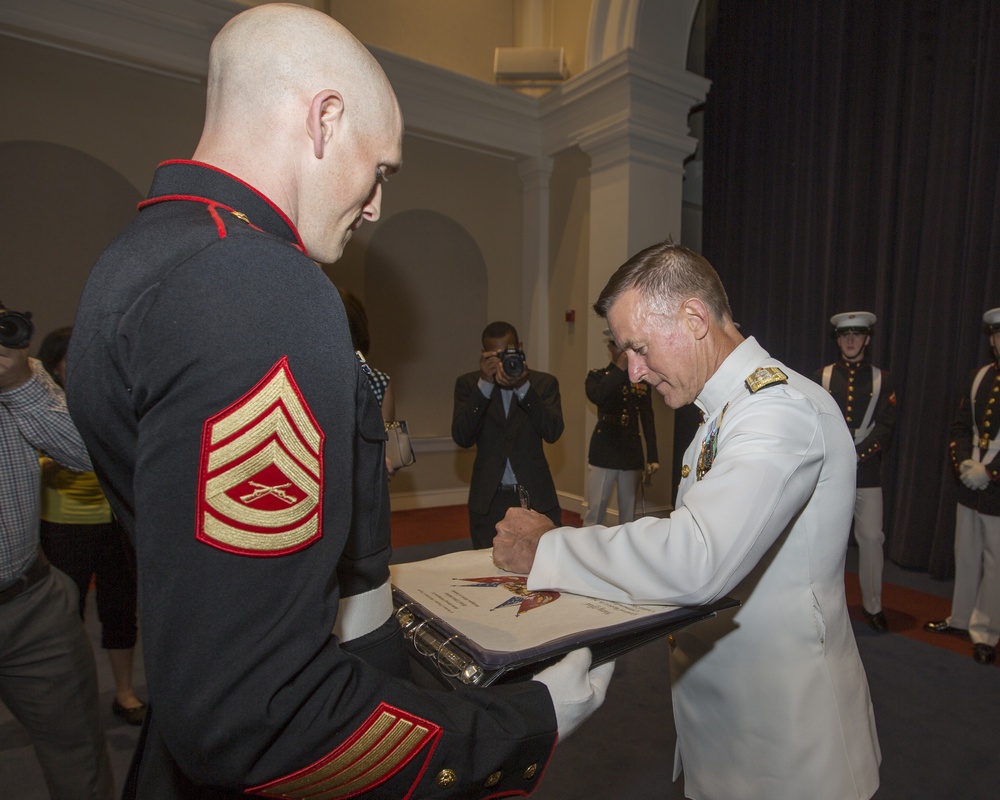 CMC Hosts Evening Parade