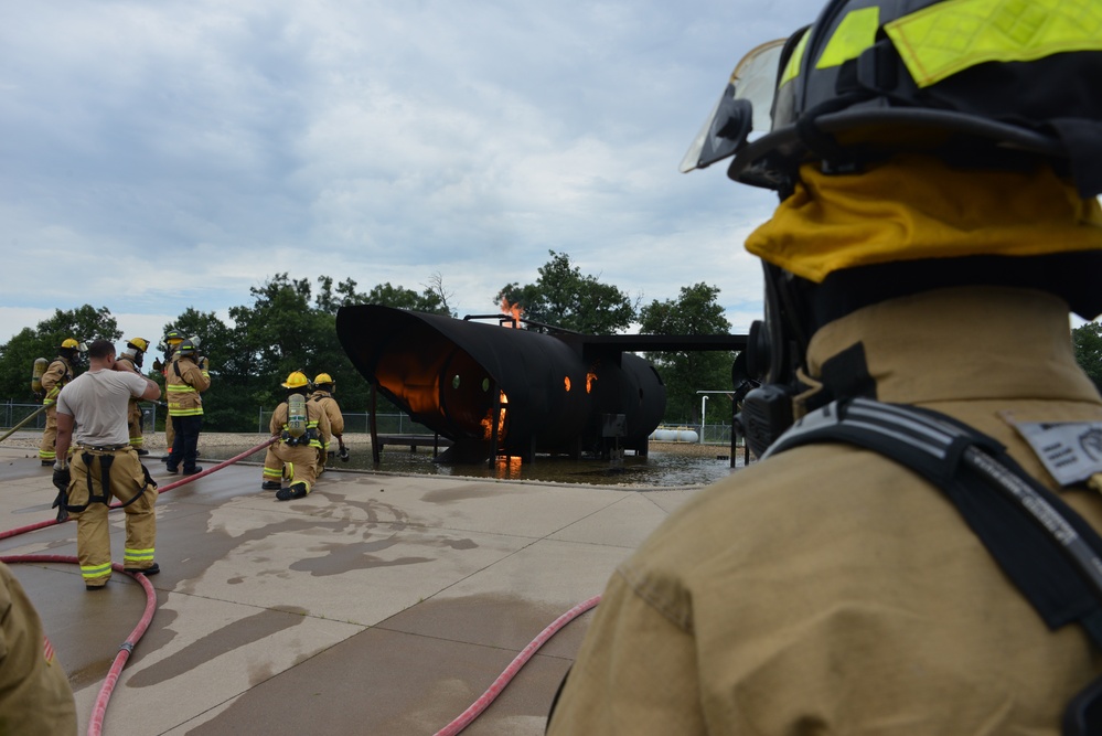 Interior Aircraft Rescue Firefighter Training