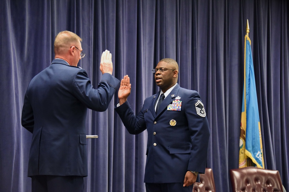 Chief Master Sergeant Hunt’s Promotion Ceremony