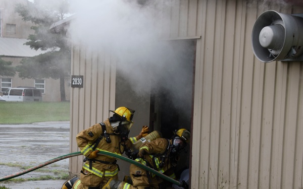 Delaware Air National Guard firemen conduct HAZMAT operations