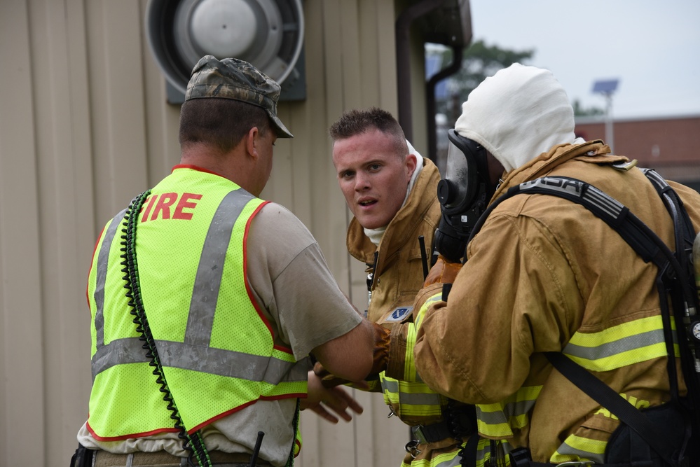 Delaware Air National Guard firefighter participates in HAZMAT course