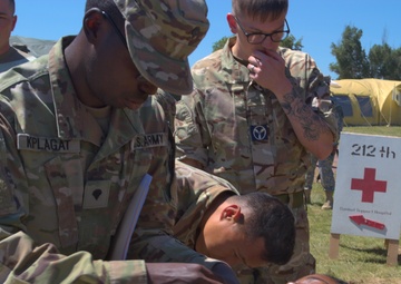 US medical Soldiers help manage the unexpected