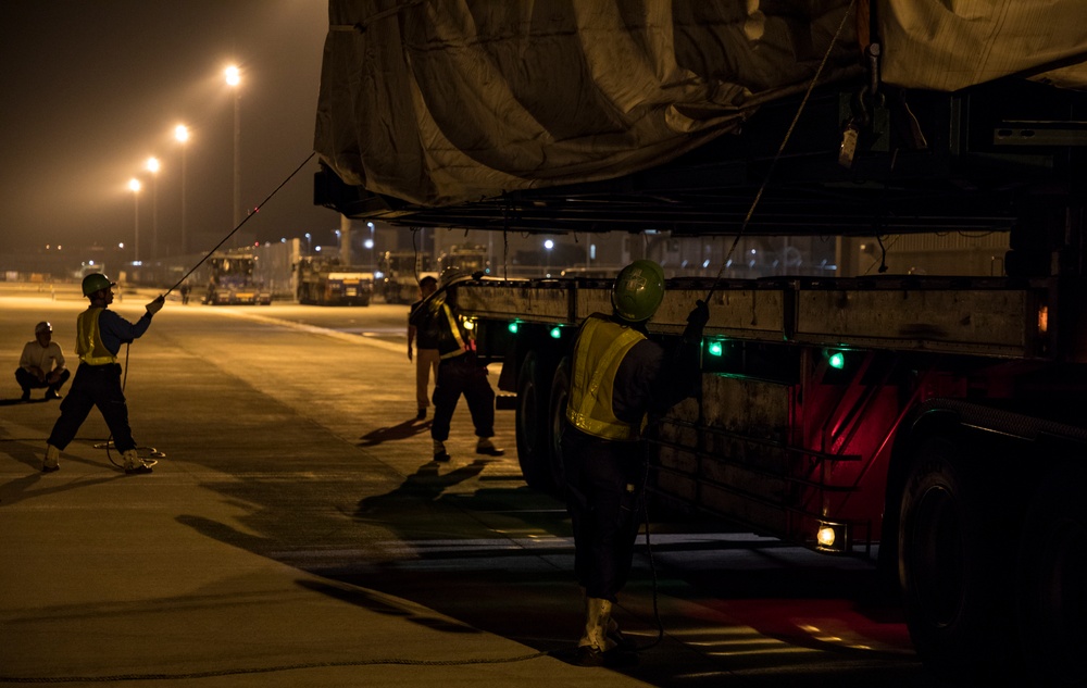 Marine Corps Air Station Iwakuni shows its airport, seaport capabilities