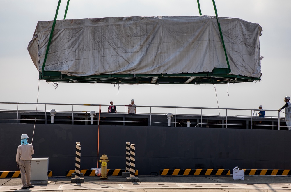 Marine Corps Air Station Iwakuni shows its airport, seaport capabilities