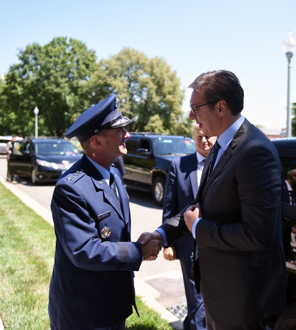 CNGB reception in honor of Serbian president