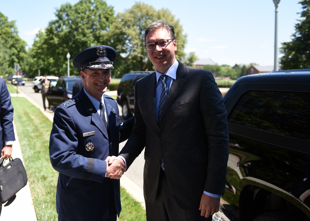 CNGB reception in honor of Serbian president