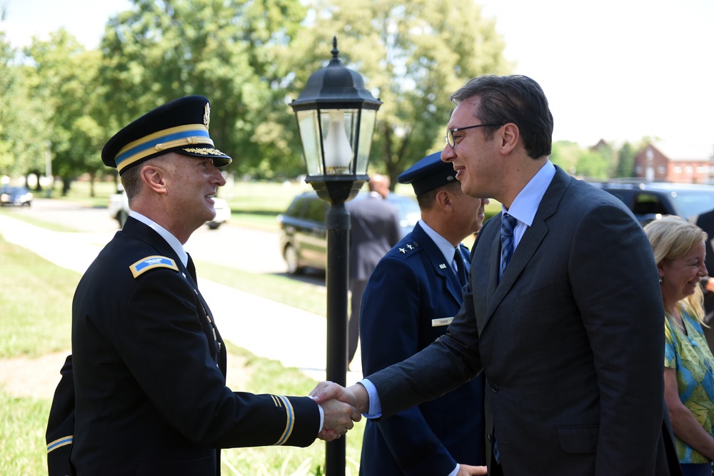 CNGB reception in honor of Serbian president