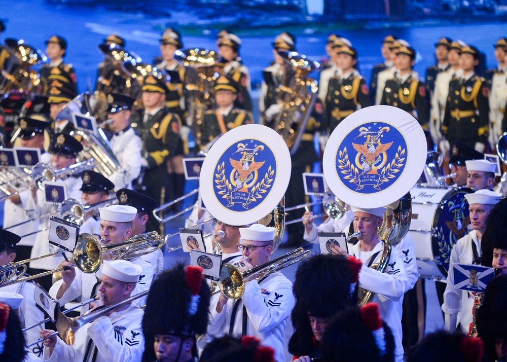 C7F Band Performs at 2017 Tattoo