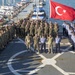 Marines board TCG Karamurselbey during Sea Breeze 17