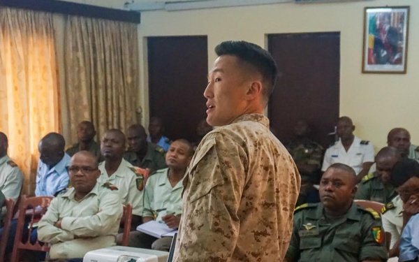 U.S. joint team brings public affairs discussion to Republic of the Congo