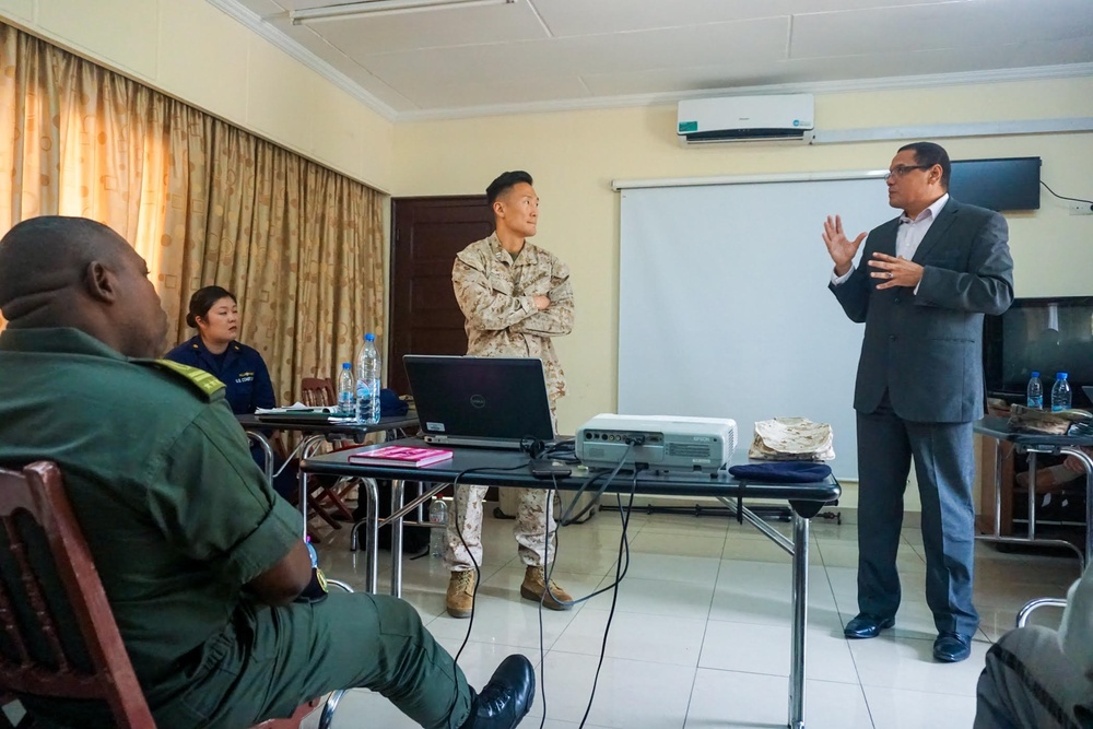 U.S. joint team brings public affairs discussion to Republic of the Congo