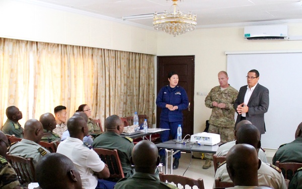U.S. joint team brings public affairs discussion to Republic of the Congo